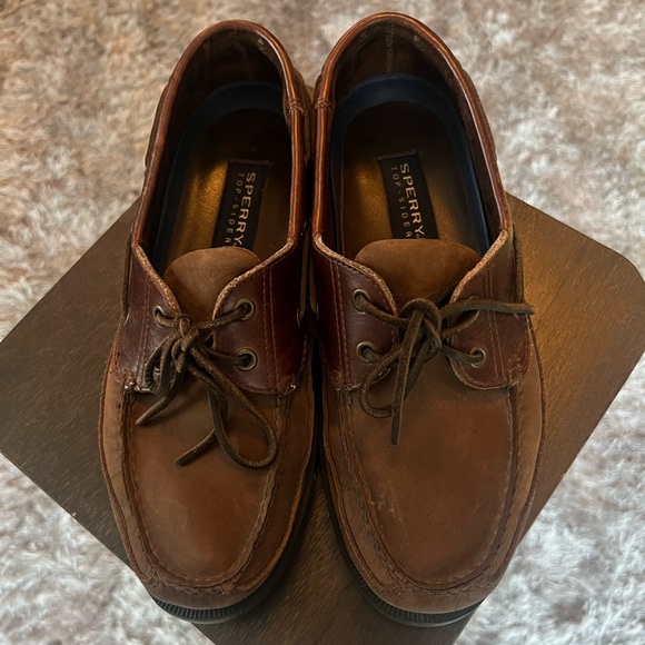 Men’s Sperry Top Sider brown leather - Picture 1 of 7